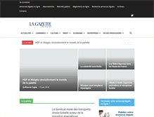 Tablet Screenshot of gazettenpdc.fr